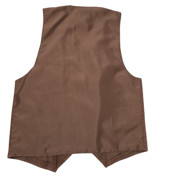 Don't Stop Vintage Leather Suede Vest Western Indie Boho - Picture 6 of 6